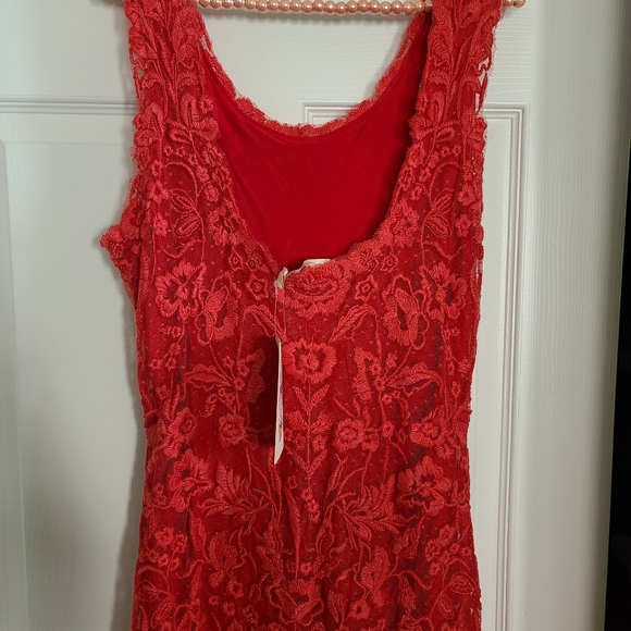 Rare Sold Out! Free People Candela Stella Lace Maxi Dress L - Picture 9 of 12